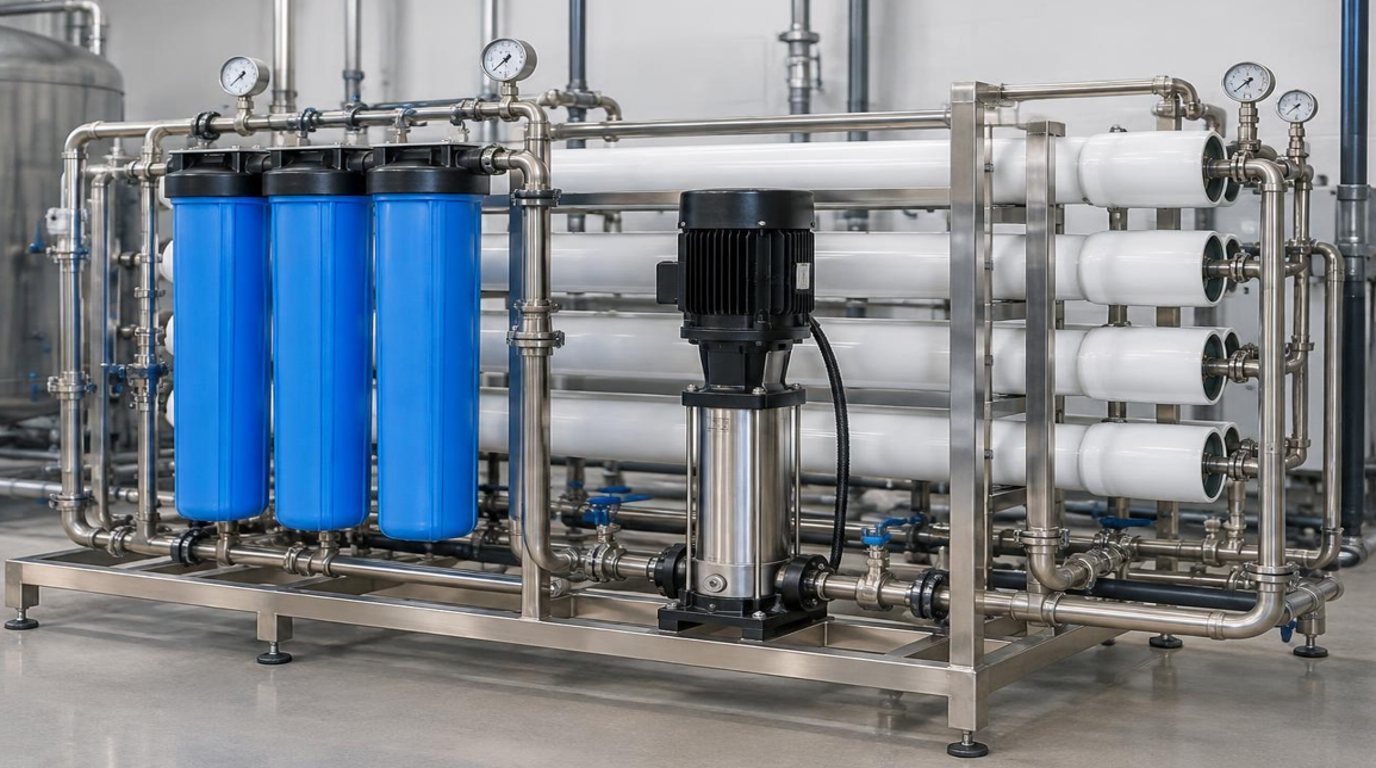 Water filtration system installed beside a South Florida home — Water filtration in Gulf Stream