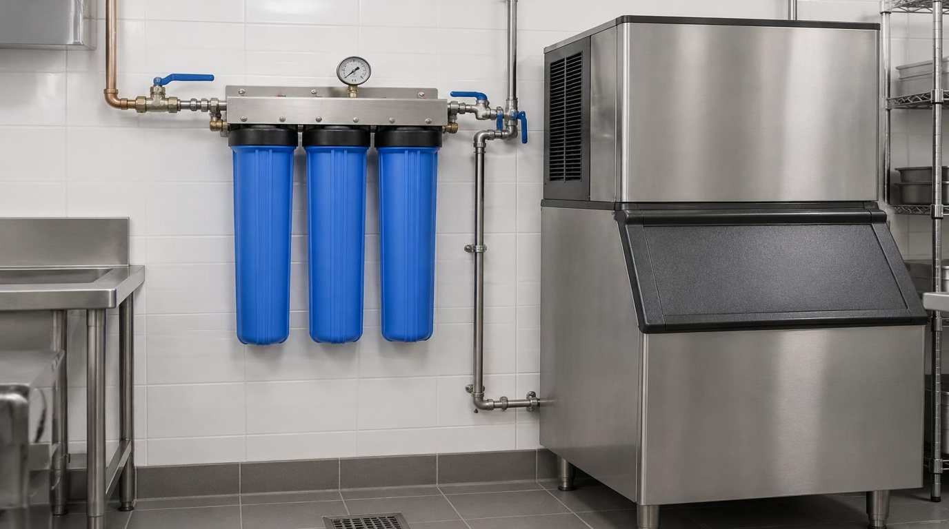 Water filtration system installed beside a South Florida home — Project Gallery